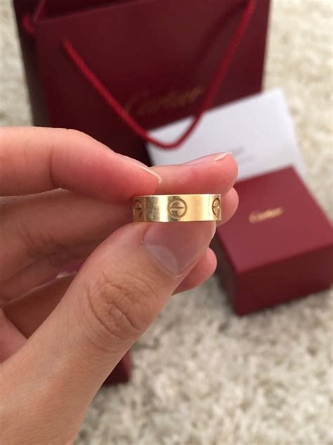 Cartier love rings scratching